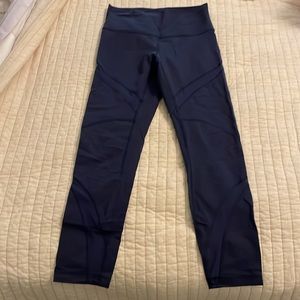 Lululemon Wunder Under Pant Hi Rise Mesh Leggings